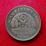 Mauritius 5 Rupees 1987 Coin