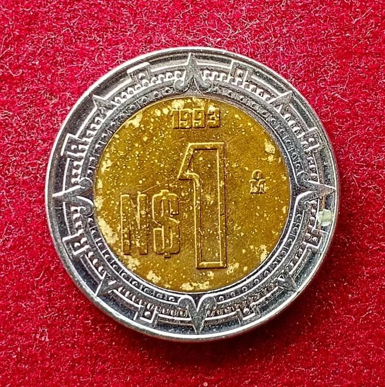 Mexico 1 Peso 1993 Coin