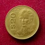 Mexico 20 Pesos 1989 Coin