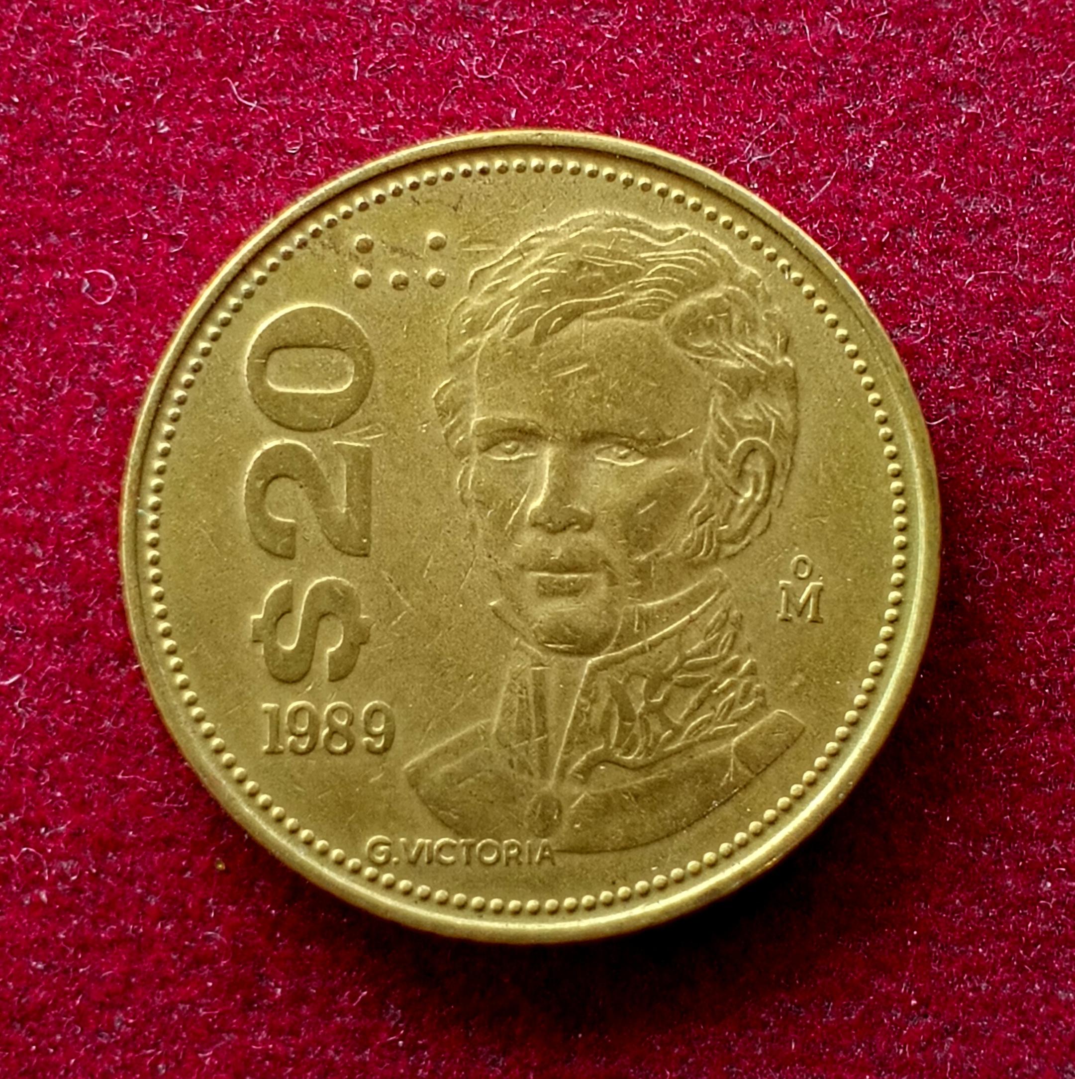 Mexico 20 Pesos 1989 Coin