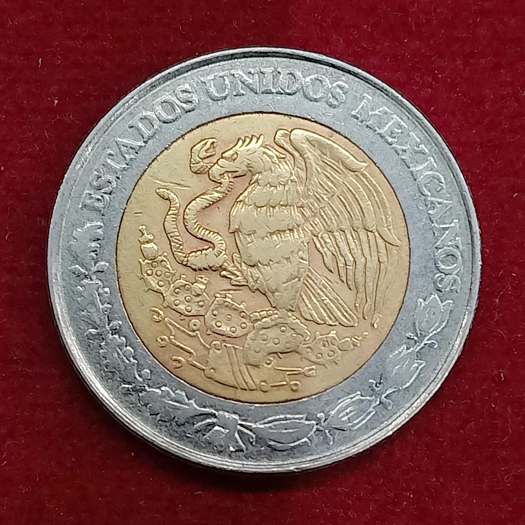 Mexico 5 Pesos 1993 Coin