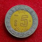 Mexico 5 Pesos 1998 Coin