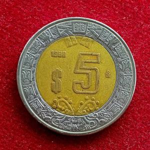 Mexico 5 Pesos 1998 Coin