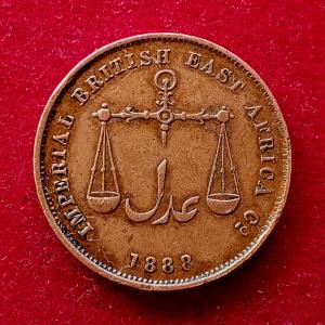 Mombasa 1 Pice IBEA (Imperial British East Africa Company) 1888  Coin