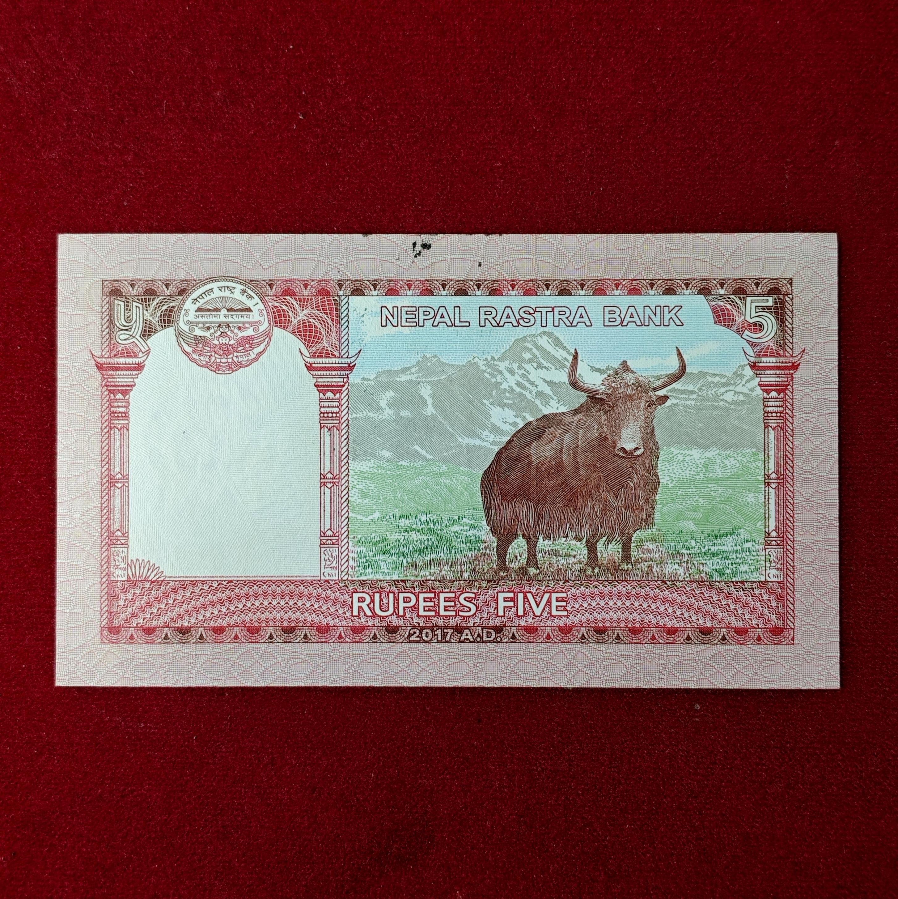 Nepal 5 Rupees 2012 Banknote