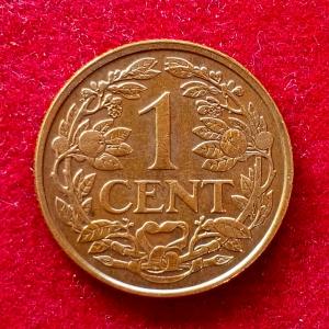 Netherlands 1 Cent Wilhelmina 1919 Coin
