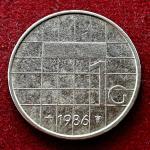 Netherlands 1 Gulden Beatrix 1986 Coin
