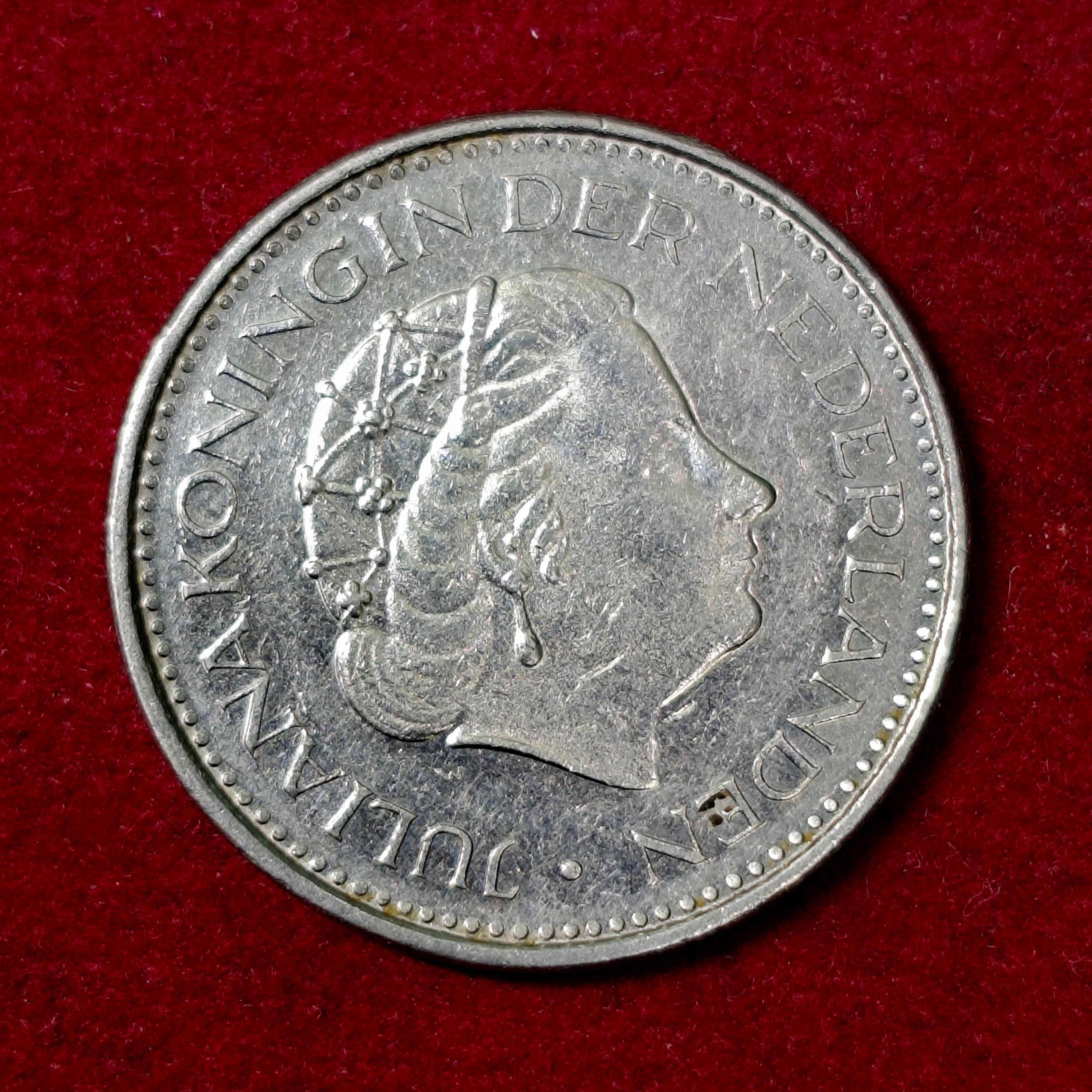 Netherlands 1 Gulden - Juliana 1980 Coin