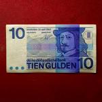 Netherlands 10 Gulden Frans Hals 1968 Banknote