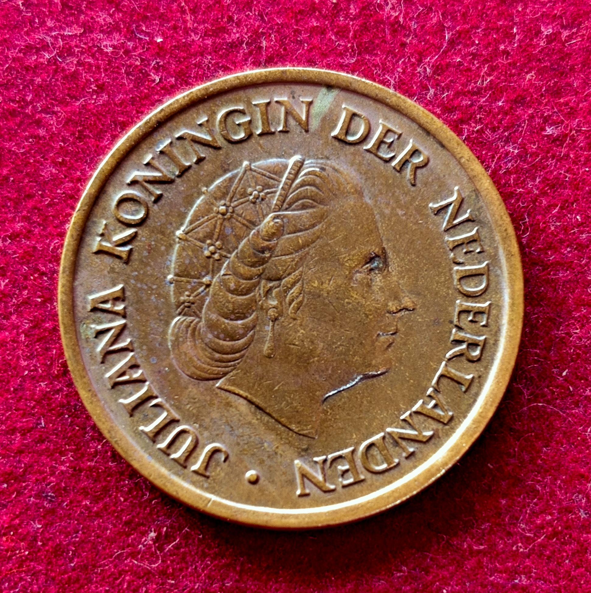 Netherlands 5 Cent Juliana 1954 Coin