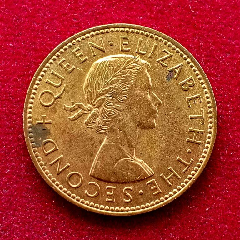 New Zealand 1/2 Penny - Elizabeth II 1965 Coin