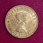 New Zealand 1/2 Penny - Elizabeth II 1965 Coin