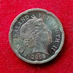 New Zealand 20 Cents Elizabeth II 2008  Coin