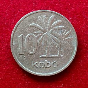 Nigeria 10 Kobo 1973 Coin