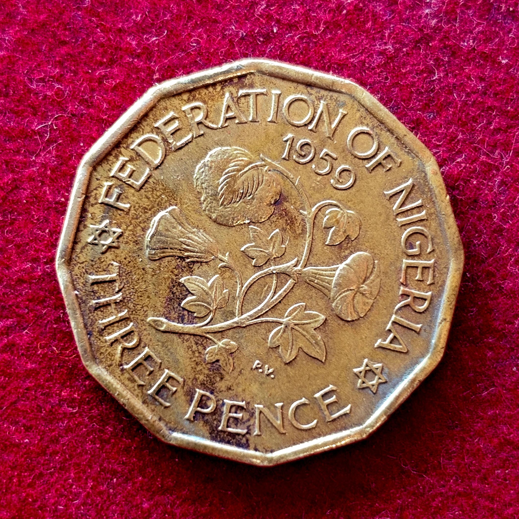 Nigeria 3 Pence - Elizabeth II 1959 Coin