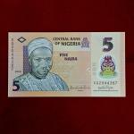Nigeria 5 Naira 2009 Polymer Banknote