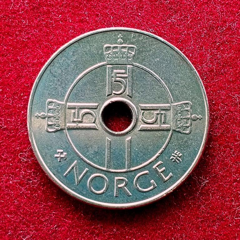 Norway 1 Krone Harald V 1999 Coin