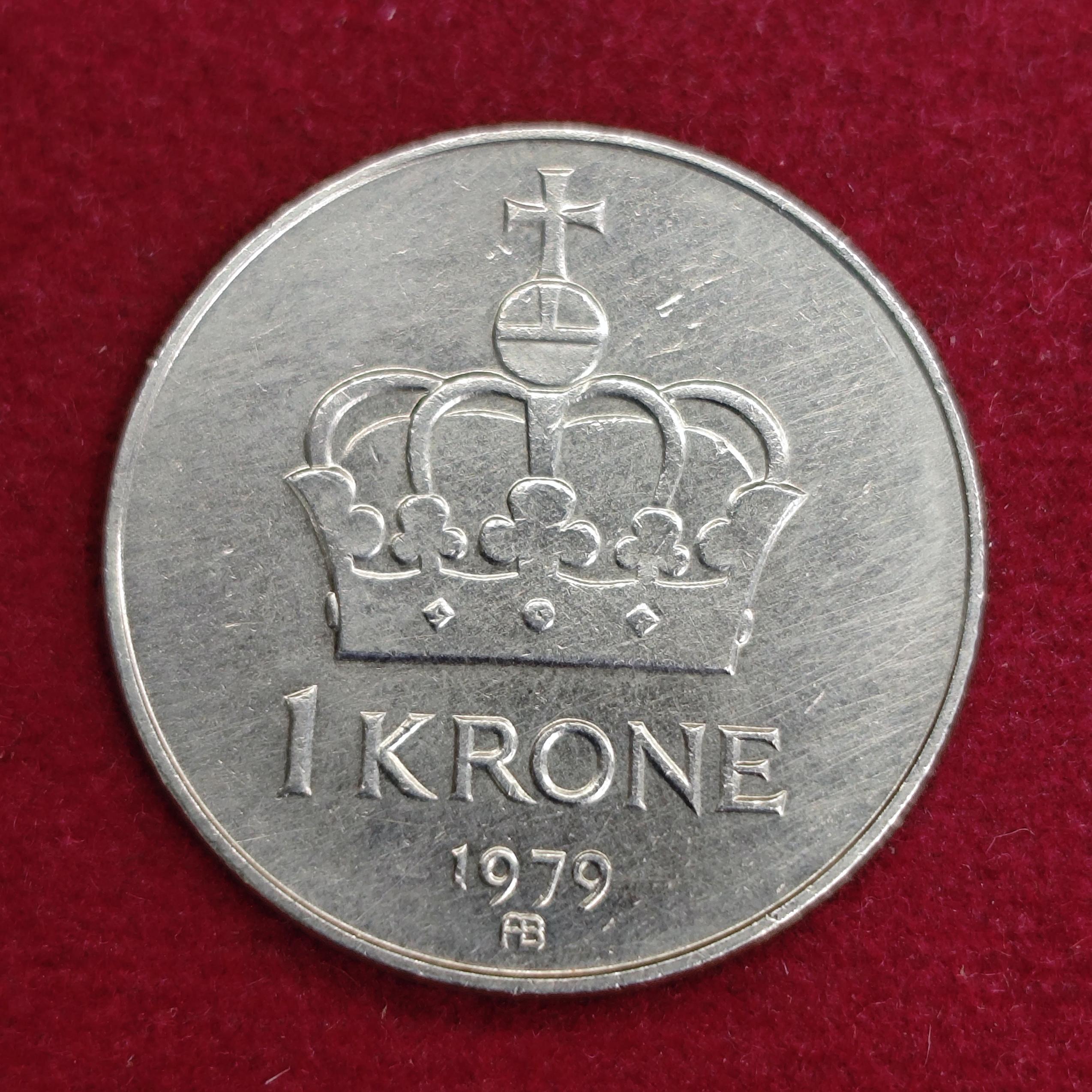 Norway 1 Krone - Olav V 1979 Coin
