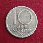 Norway 10 Ore 1975 Coin
