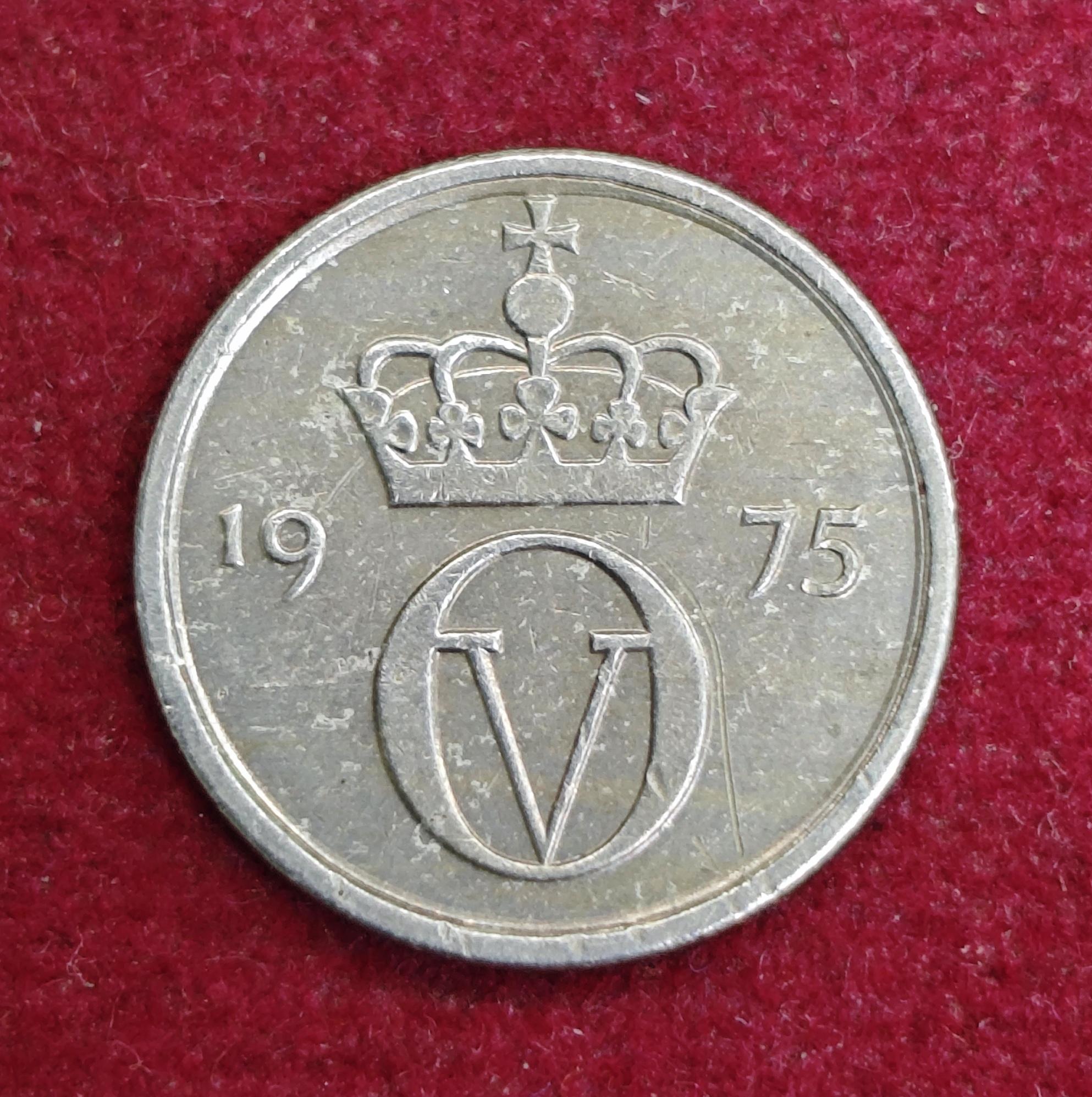 Norway 10 Ore 1975 Coin