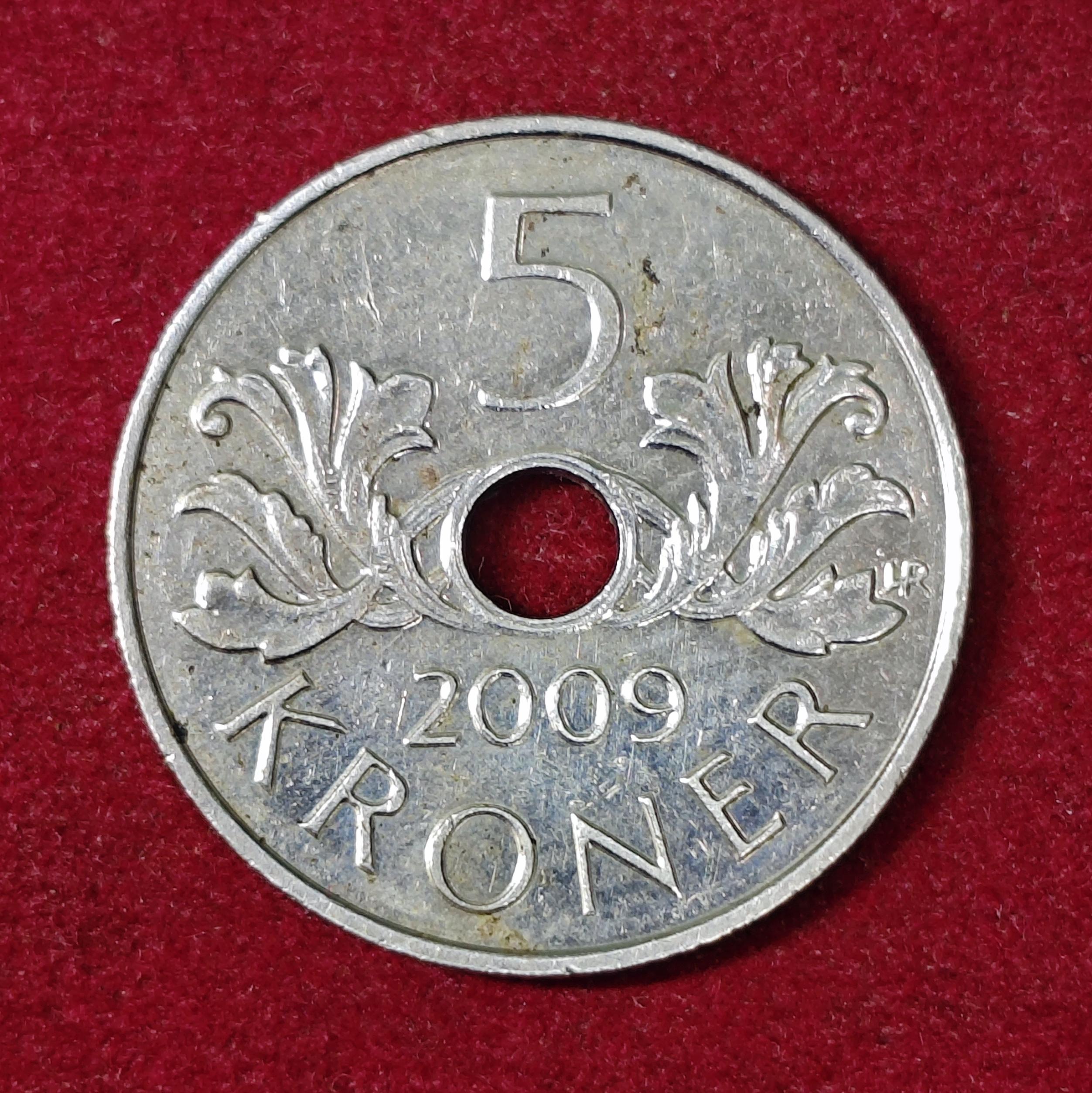 Norway 5 Kroner - Harald V 2009 Coin