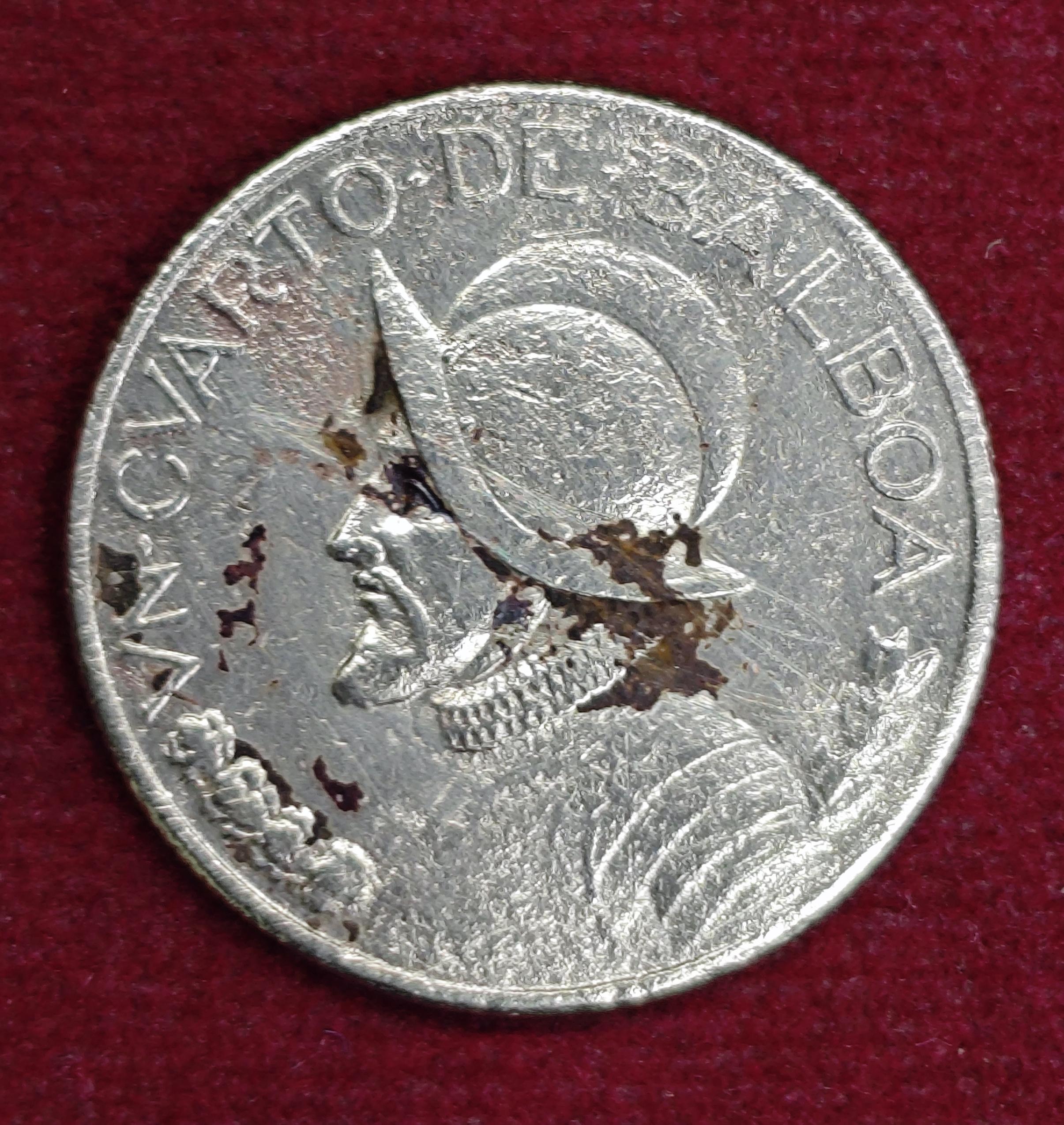 Panama 1/4 Balboa 1998 Coin (24.26 mm)