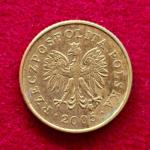 Poland 1 Grosz non-magnetic 2005 Coin