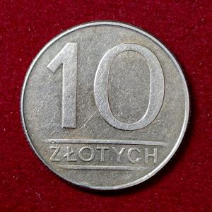 Poland 10 Zlotych 1987 Coin
