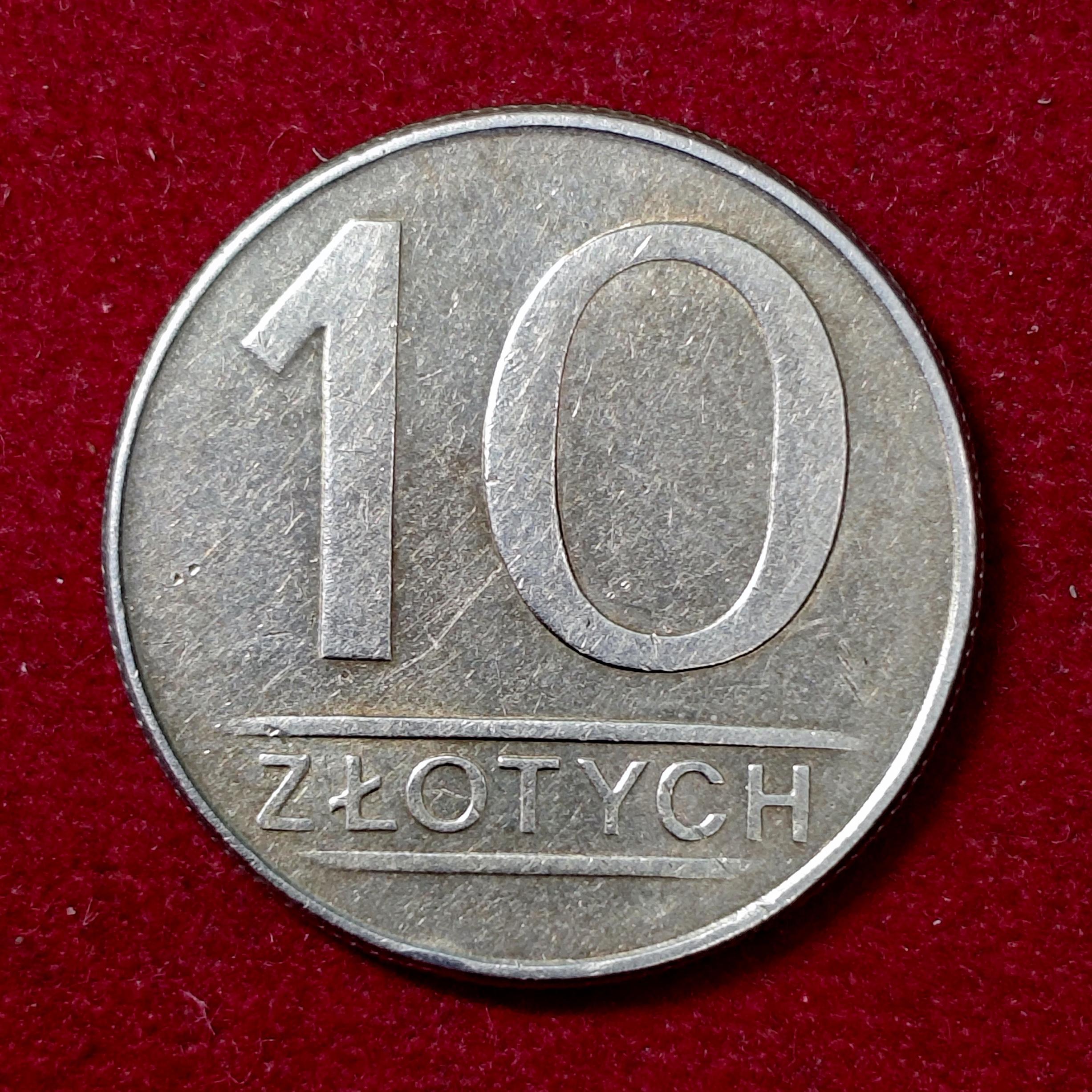 Poland 10 Zlotych 1987 Coin