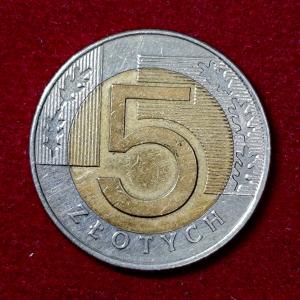 Poland 5 Zlotych 1994 Coin