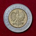 Poland 5 Zlotych 1994 Coin