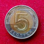 Poland 5 Zlotych 1994 Coin