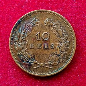 Portugal 10 Reis - Charles I 1891 Coin
