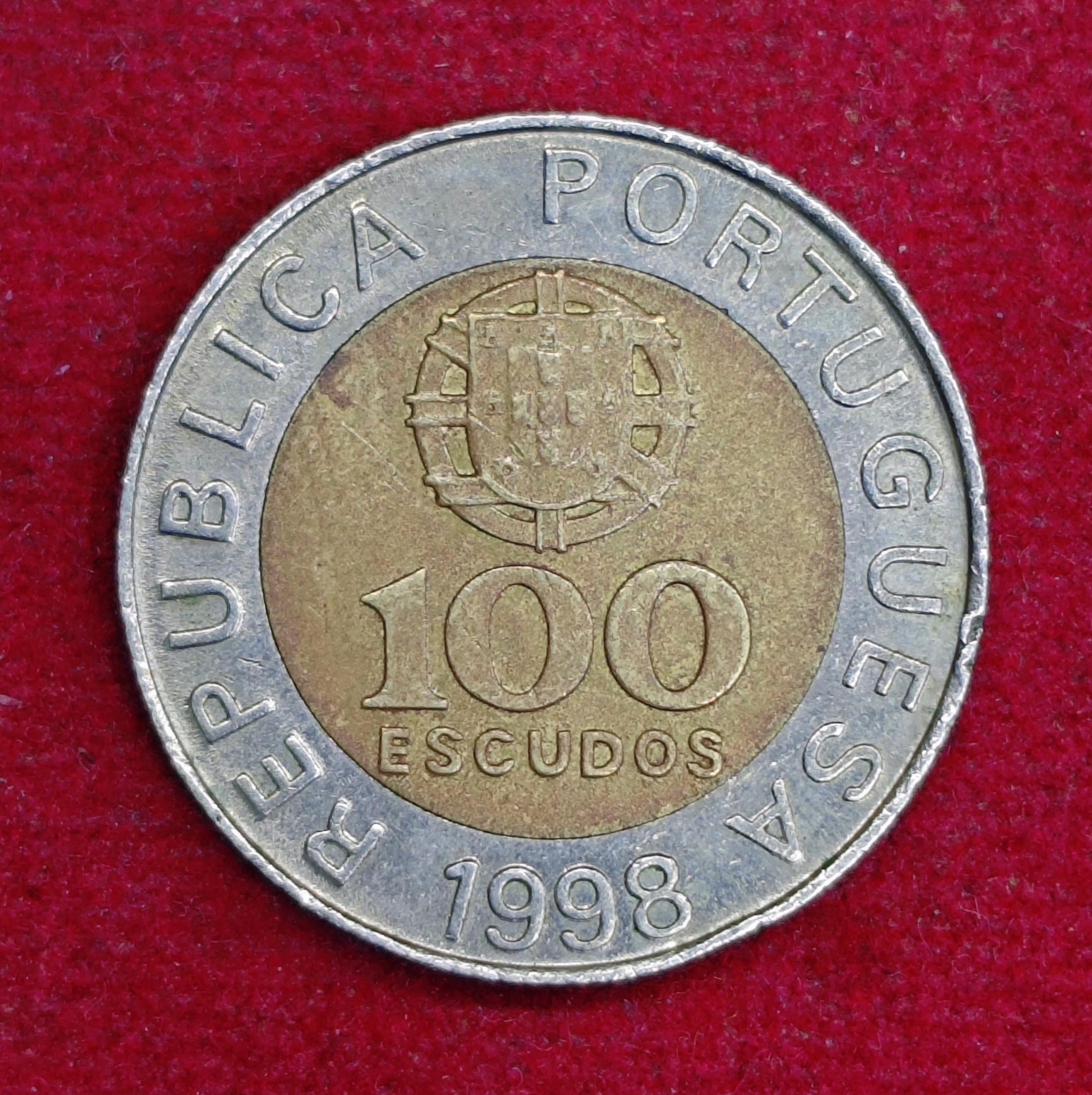 Portugal 100 Escudos 1998 Coin