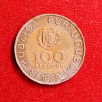 Portugal 100 Escudos 1989 Coin