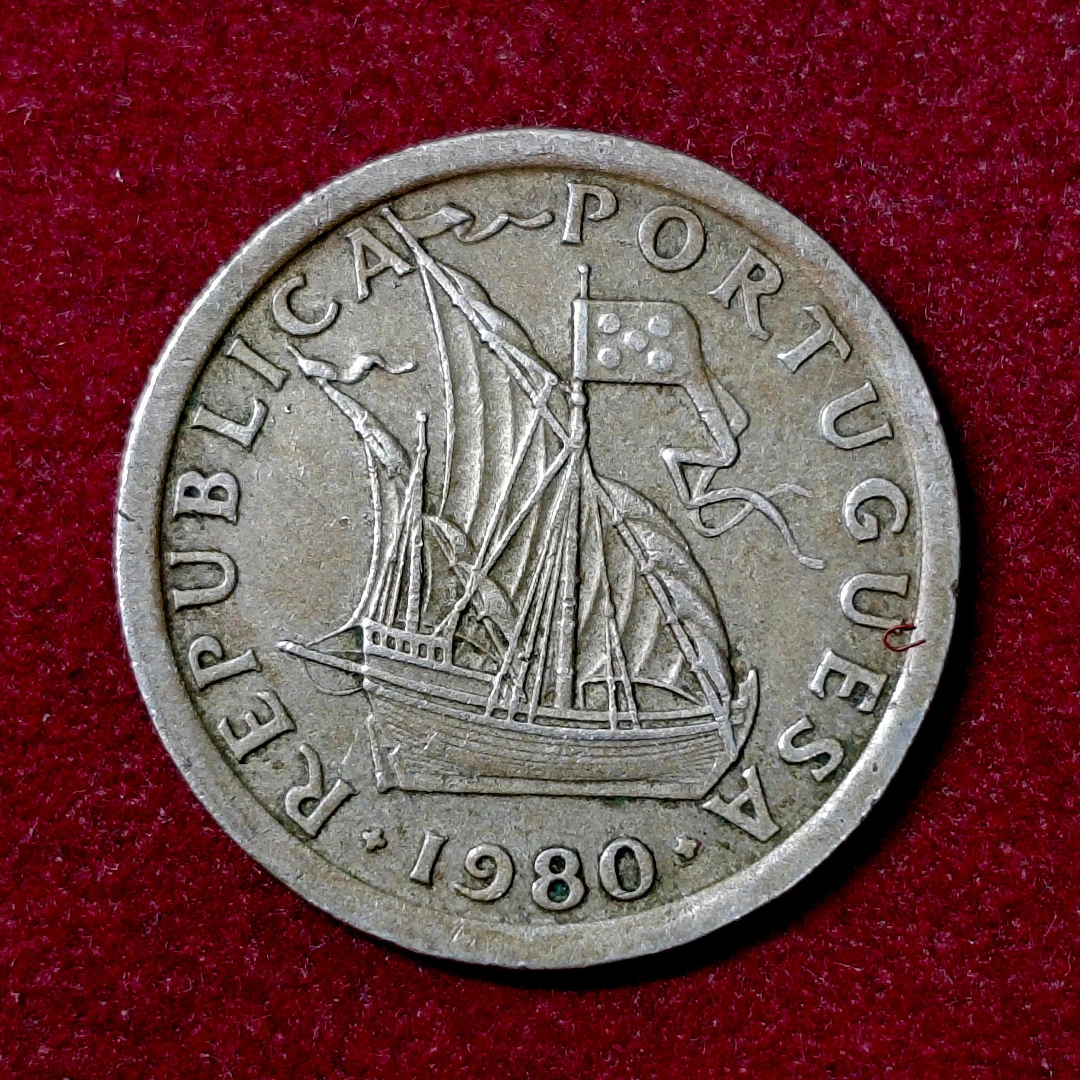 Portugal 2.50 Escudos 1980 Coin