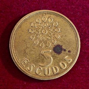 Portugal 5 Escudos 1993 Coin