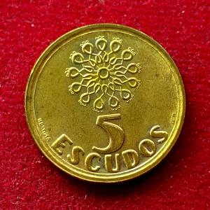 Portugal 5 Escudos 1998 Coin