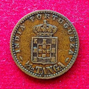 Portuguese India 1/12 Tanga – Carlos I Lisboa mint 1903 Coin