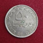 Qatar 50 Dirhams Khalifah Coin