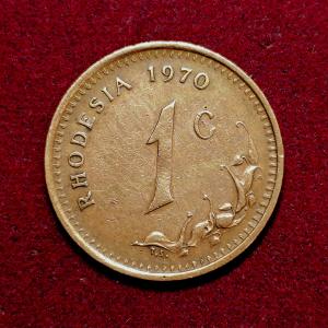 Rhodesia 1 Cent 1970 Coin