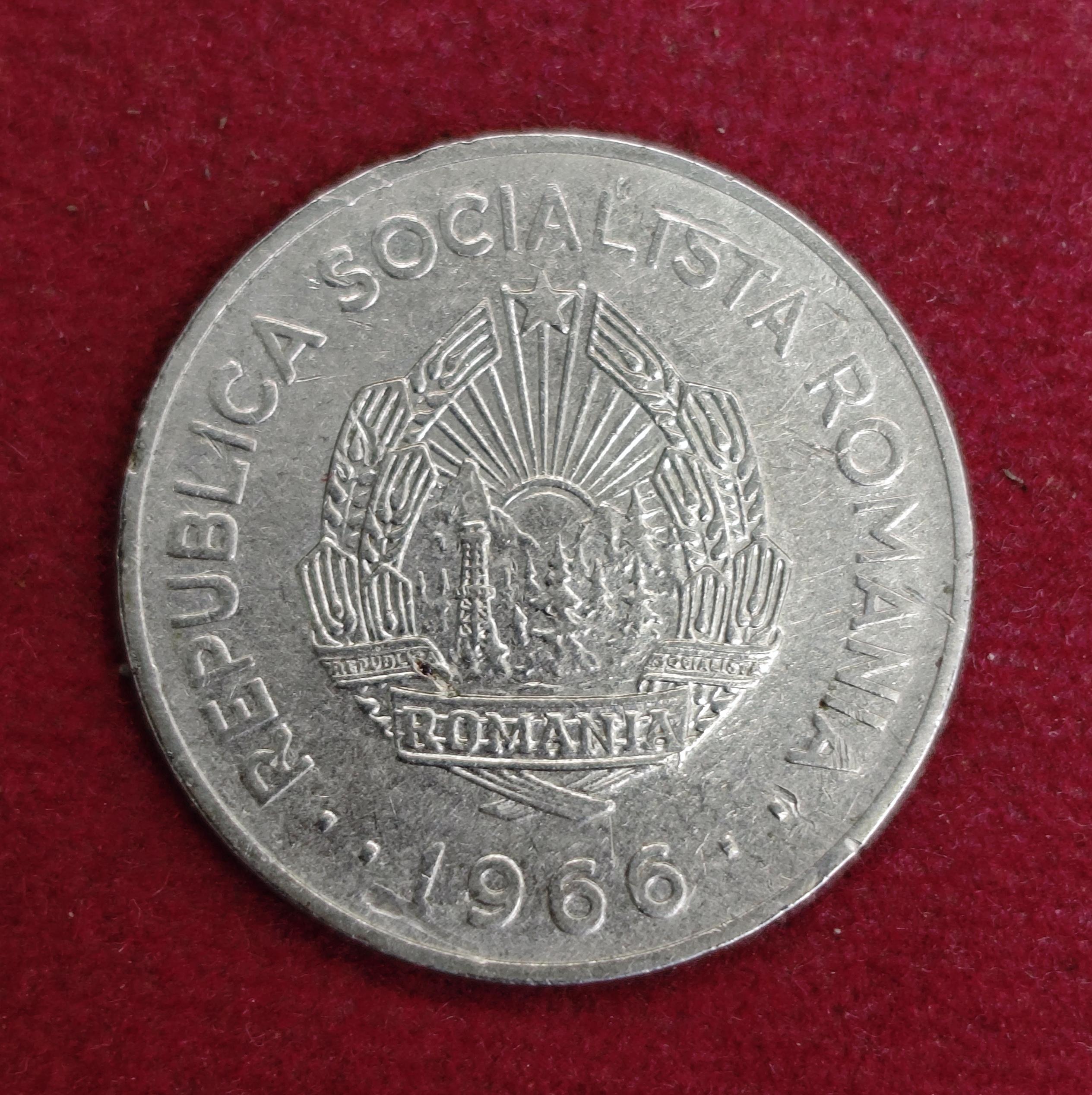 Romania 1 Leu 1966 Coin