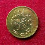 Seychelles 10 Cents 2003 Coin