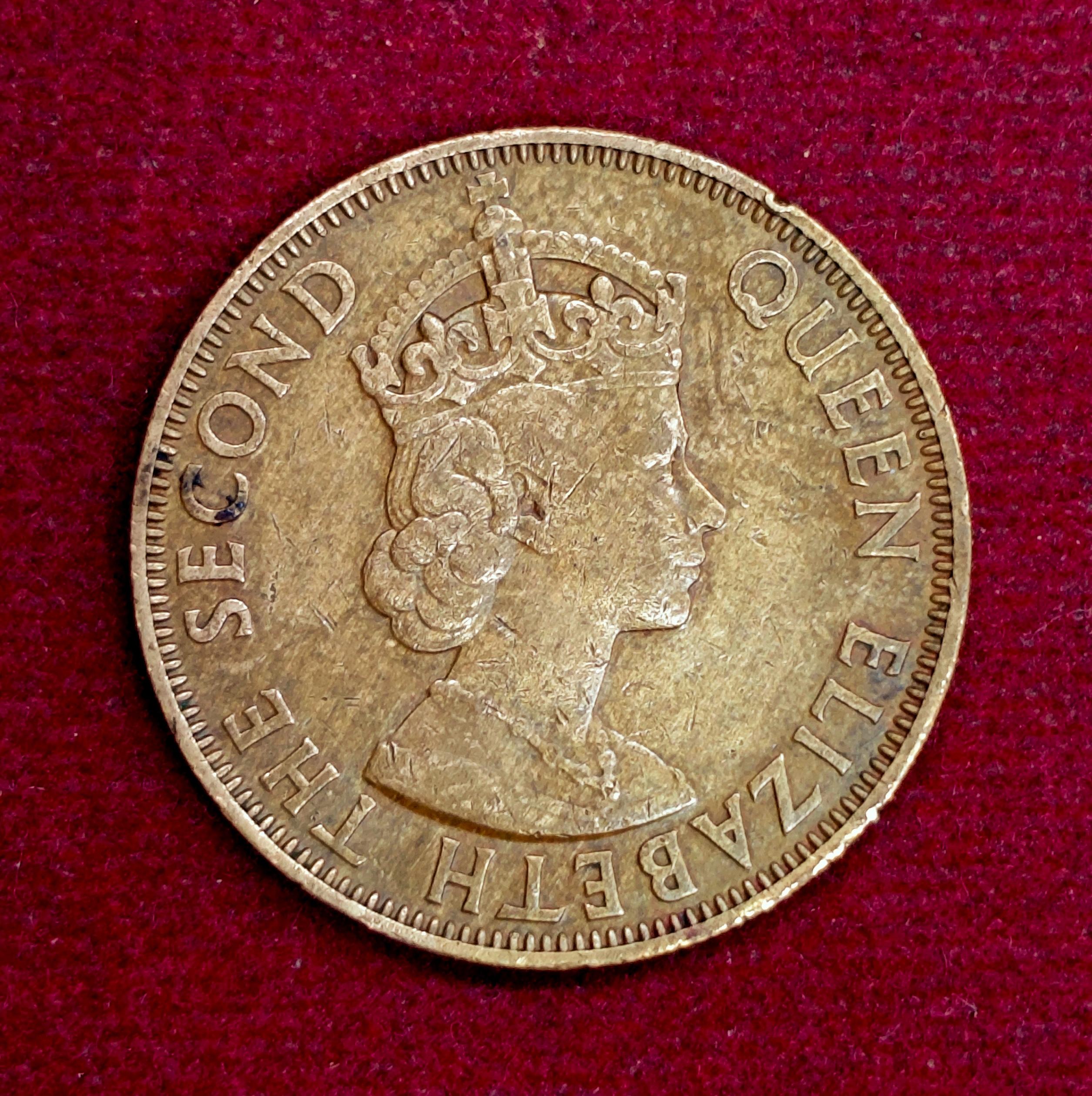 Seychelles 5 Cents Elizabeth II 1969 Coin