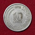 Singapore 10 Cents 1976 Coin
