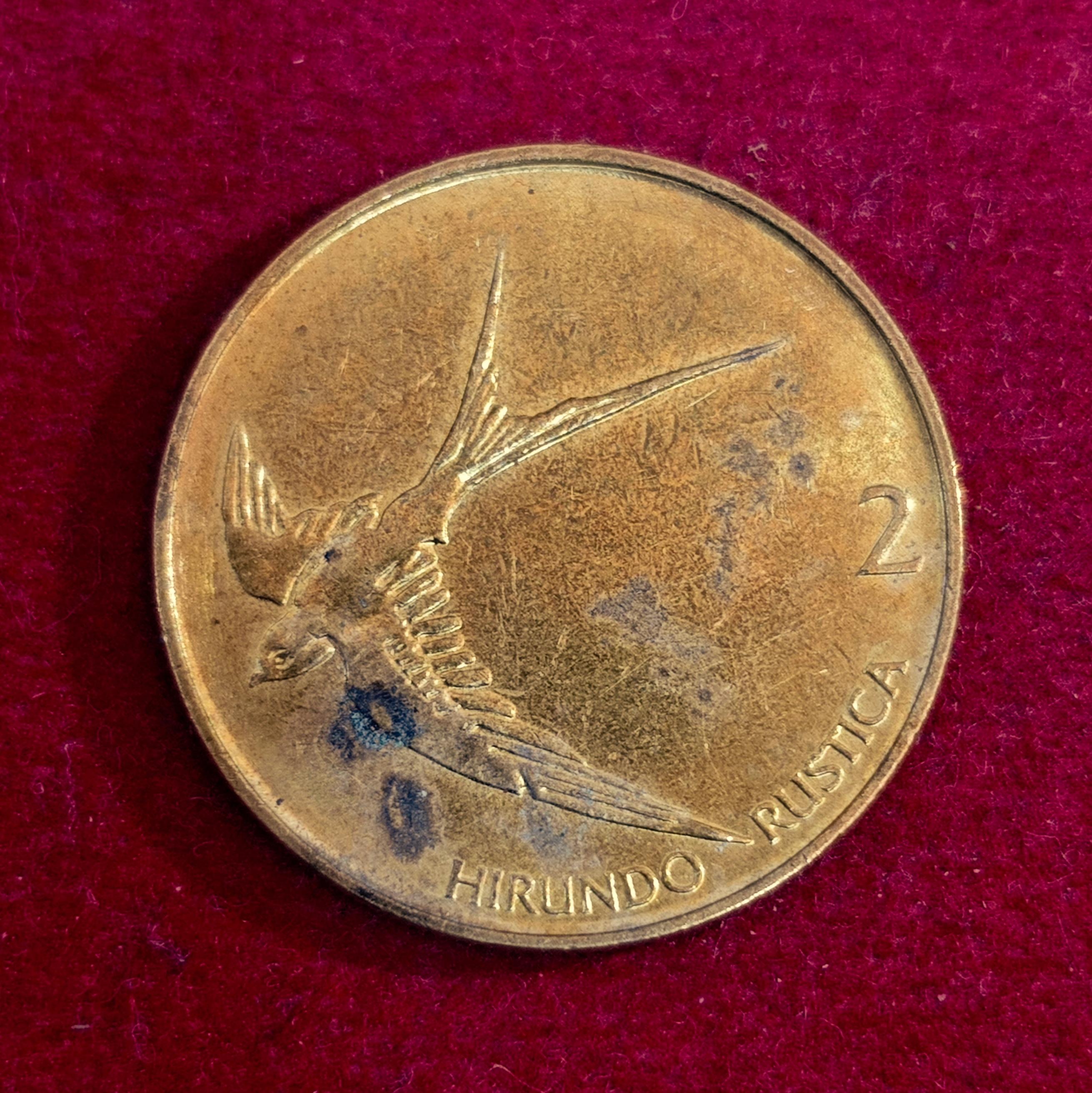 Slovenia 2 Tolarja 1996 Coin