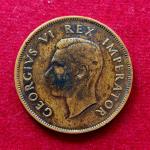 South Africa 1 Penny - George VI SUID AFRIKA - SOUTH AFRICA 1937 Coin