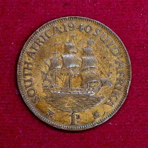 South Africa 1 Penny - George VI SUID AFRIKA - SOUTH AFRICA 1940 Coin