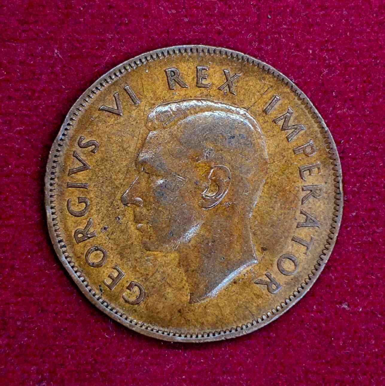 South Africa 1 Penny - George VI SUID AFRIKA - SOUTH AFRICA 1940 Coin
