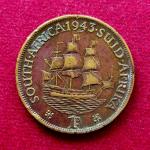 South Africa 1 Penny - George VI SUID AFRIKA - SOUTH AFRICA 1943 Coin